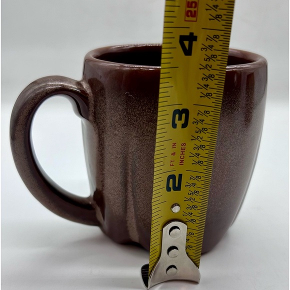 Vintage Set of 2 FRANKOMA Plainsman Cinnamon Brown C6 Coffee Cup Mug - Picture 11 of 12